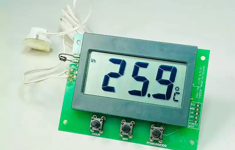 LCD digital hygrometer module